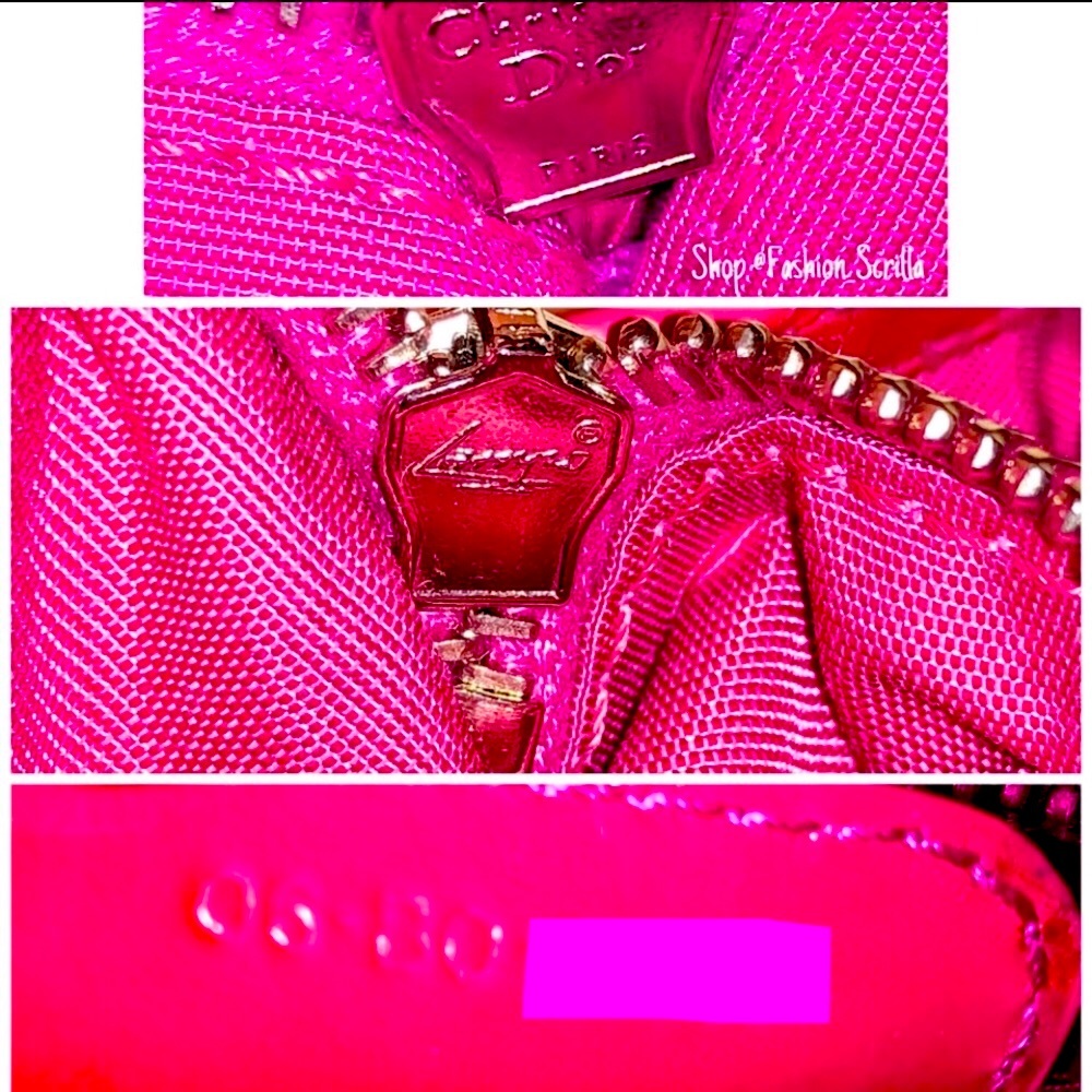 Dior Grand Sac Rendez-Vous Pink Fuchsia Patent Leather Shoulder bag - Picture 5 of 13